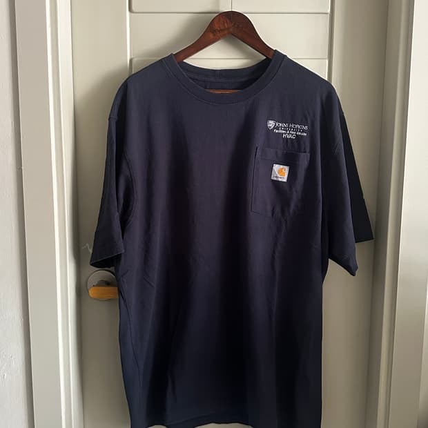 Carhartt 포켓 워크웨어 무드 반팔 티셔츠