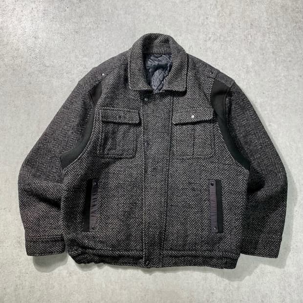 [L] 90s Golden 일본 빈티지 울 집업 자켓