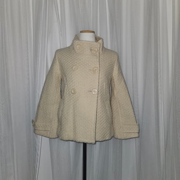 le souk 빈티지 울 버터 코트