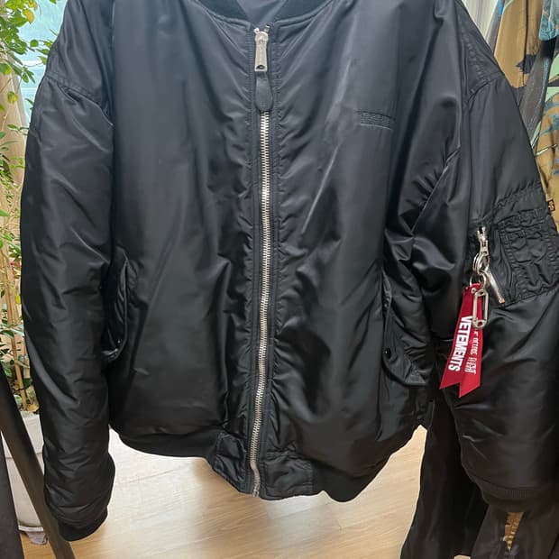 알파 베트멍 19fw ma-1 블랙 미디움