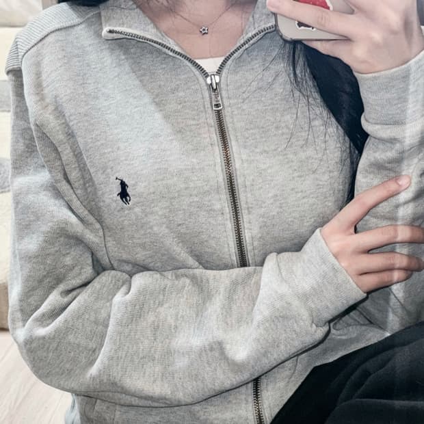 🐰폴로 랄프로렌 그레이 코튼 집업🤍