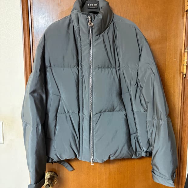 솔리드옴므 그레이패딩 50사이즈