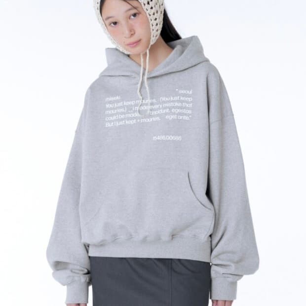 미세키서울 후드티