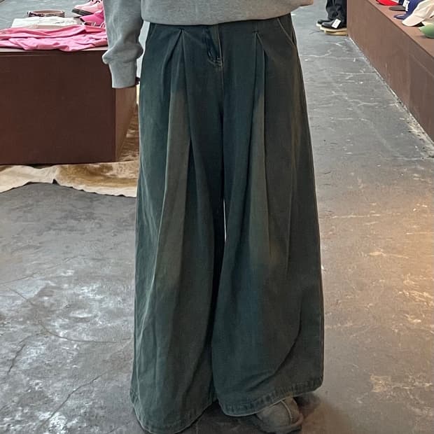 빈티지 Dazy 와이드 데님 팬츠 H1937