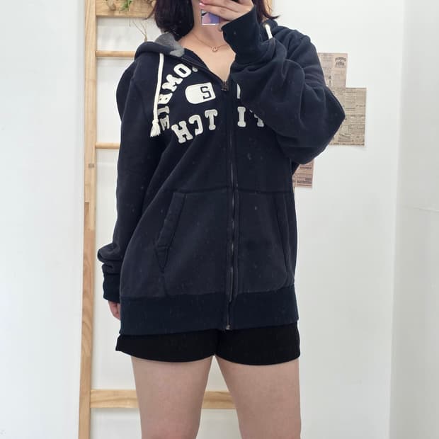 [프립]XL/아베크롬비 후드집업 네이비