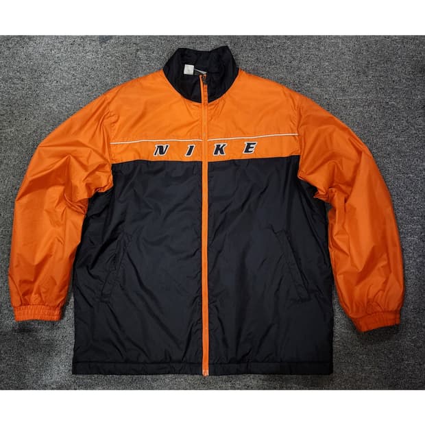 나이키 스펠 빅로고 올드스쿨 윈드브레이커 바람막이 2XL
