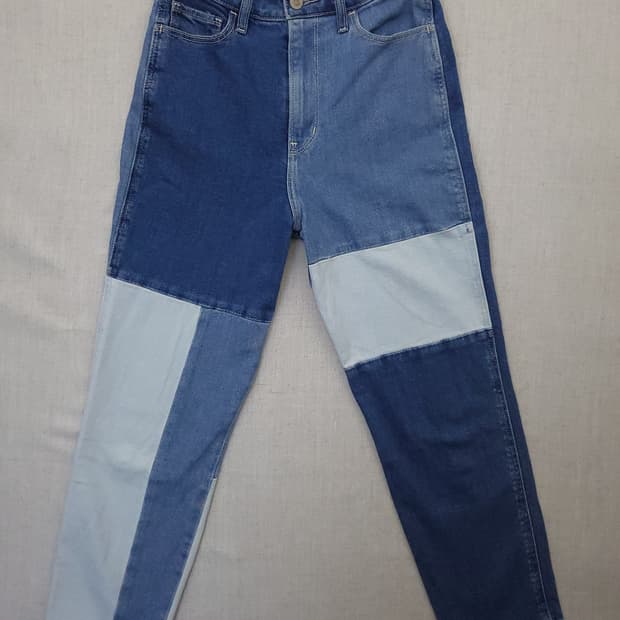 홀리스터 패치워크 데님 팬츠 25