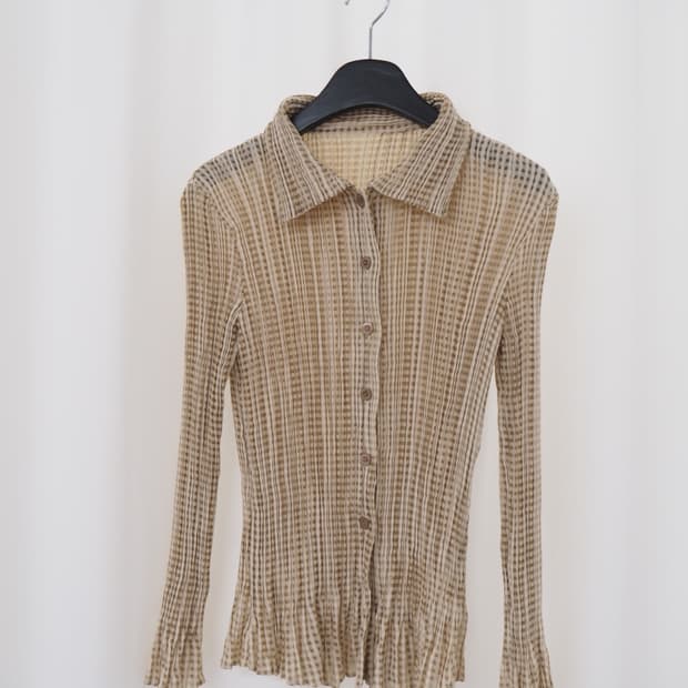 SURE LADY pleats cardigan 