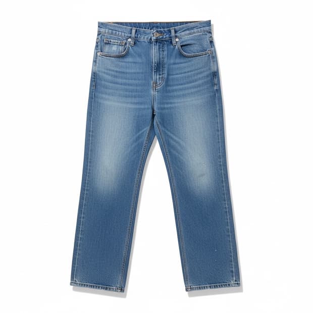 메종미네드 워싱 데님 와이드 청바지