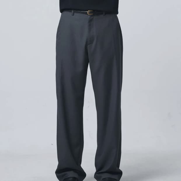 파세르 백 포켓 슬랙스 차콜 L