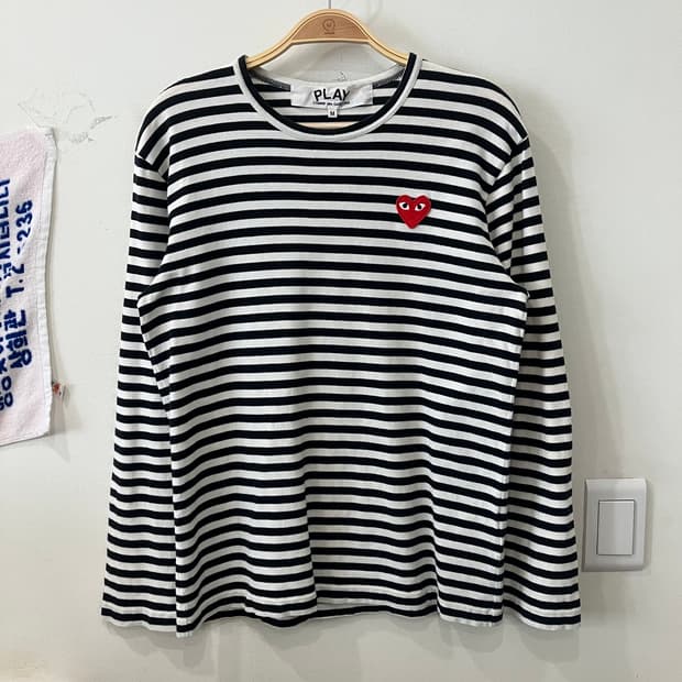 297 꼼데가르송 스트라이프 롱슬리브