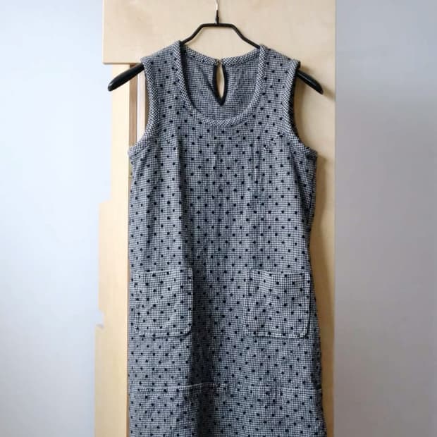 트리콧 꼼데가르송 도트 원피스