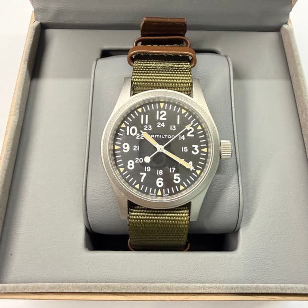 해밀턴 카키필드 메카니컬 38mm