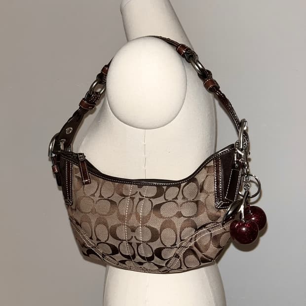 📦 Coach Mini beige Bag