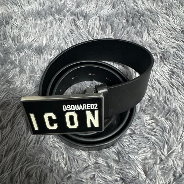 디스퀘어드2 아이콘 가죽벨트