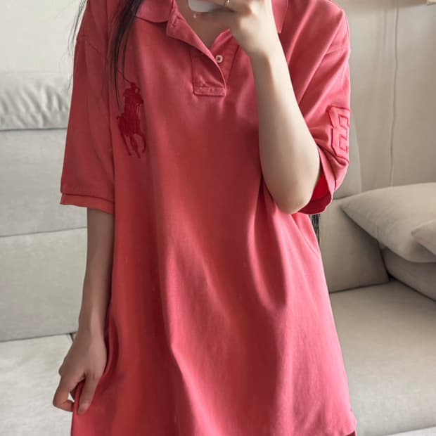 폴로 랄프로렌 빅포니 핑크 반팔