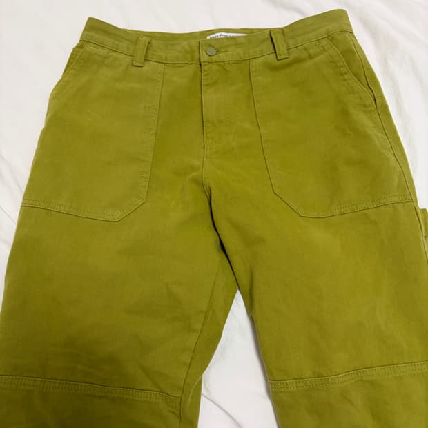 플라스틱프로덕트 올리브 팬츠