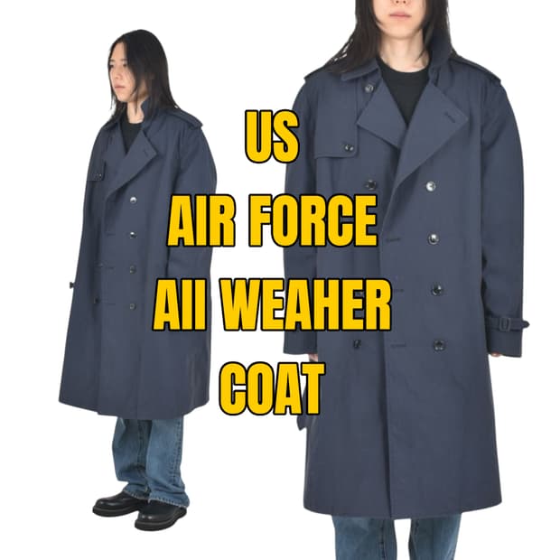 오리지널 미공군 올웨더 트렌치 코트 50L N0821