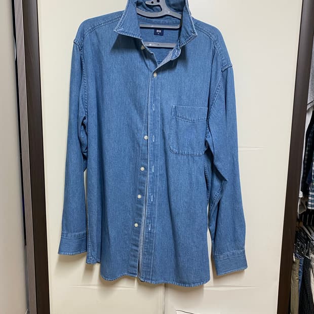 유니클로 데님 셔츠