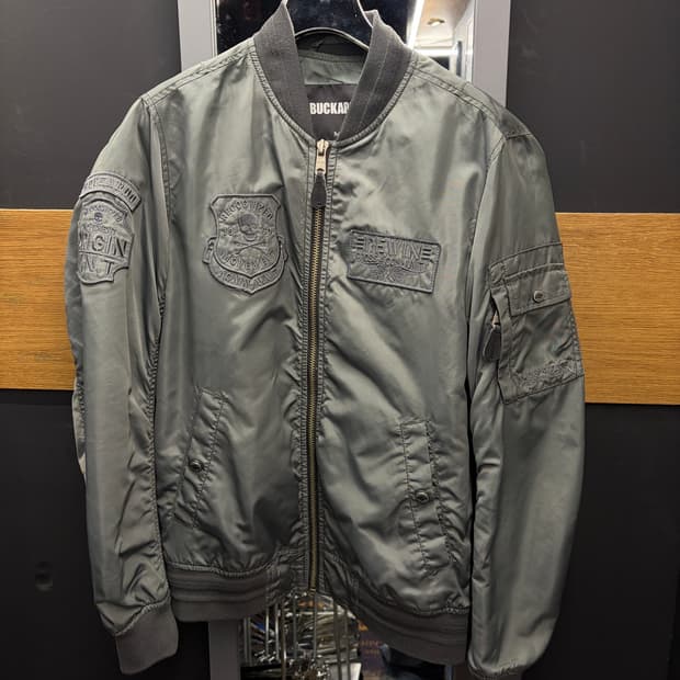 BUCKAROO 버커루 Y2K 스컬 와펜 MA-1