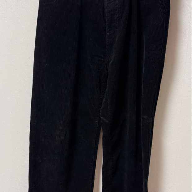 칼하트(Carhartt) 블랙 코듀로이 팬츠 W36