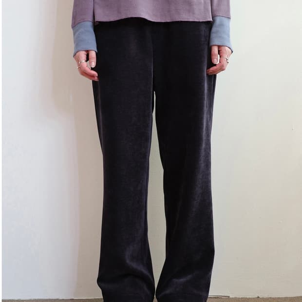 [She is cute] 스트레이트핏 트랙팬츠 (블랙)