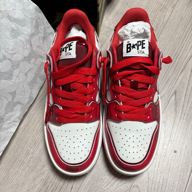 [8/260] 베이프 스케이트스타 #1 M2 레드
