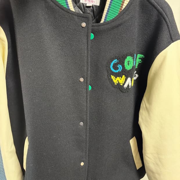 골프왕(Golf Wang) 10주년 바시티 자켓 XL