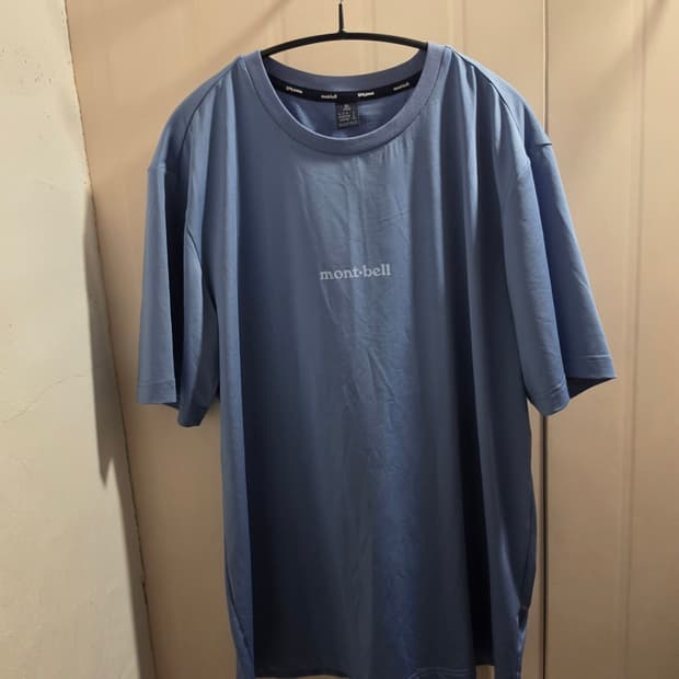 105 몽벨 반팔 티셔츠 하늘색