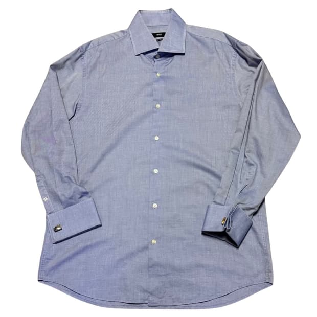 휴고 보스 레귤러핏 코튼 셔츠