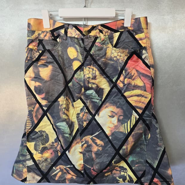 Moschino 빈티지 패턴 스커트