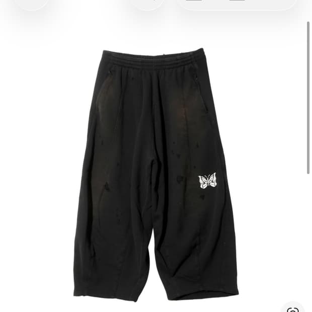 니들스 hd 트랙팬츠 L 블랙 새상품