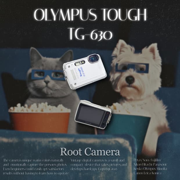 올림푸스 터프 TG-630 화이트 글로시🤍 빈티지 디카 디지털카메라