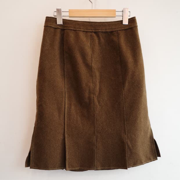 23KU 울 플레어 스커트 (27~28인치)