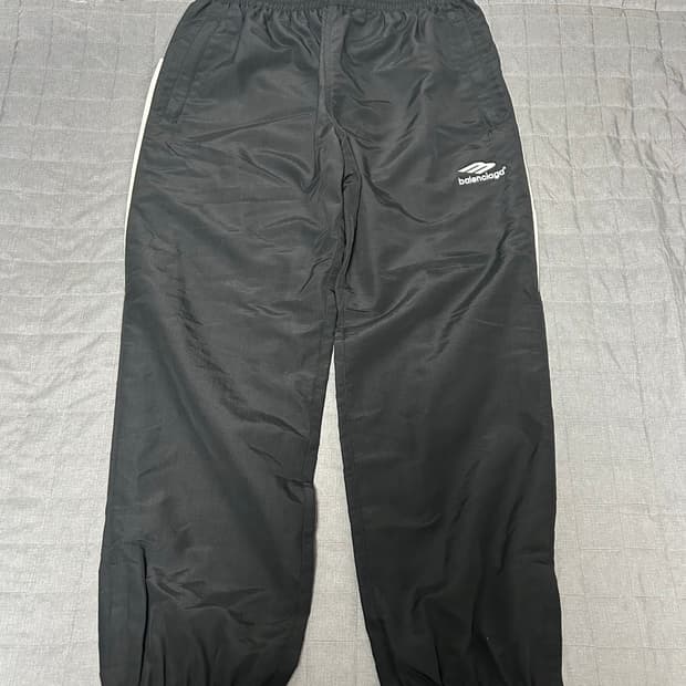 [M] 발렌시아가 3B 아이콘 로고 트랙 조거 팬츠