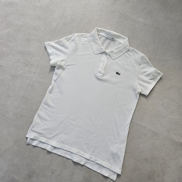 38 라코스테 클래식핏 카라 반팔티 0402Y