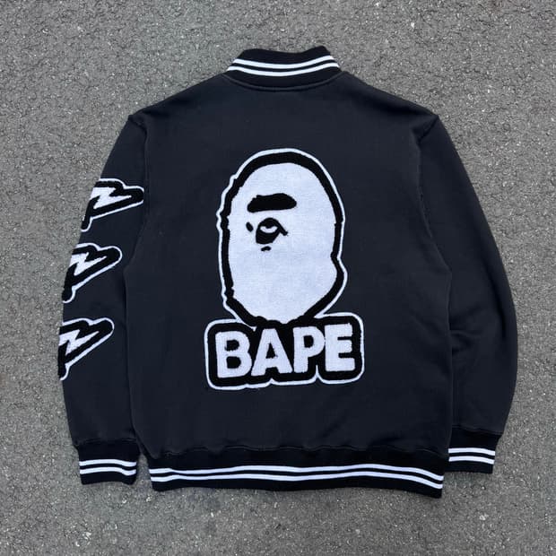00s 베이프 베이스볼 자켓 