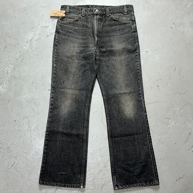 90's USA Made 리바이스 517 블랙 부츠컷 플레어진