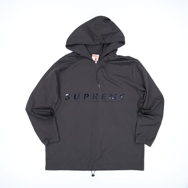 F 빈티지 레터링 아노락 바람막이 0421H1