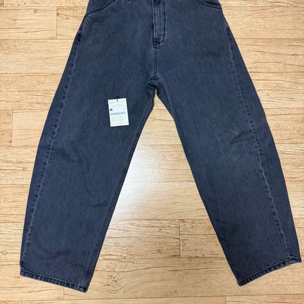 해칭룸 커브진 워시드 블랙 4사이즈