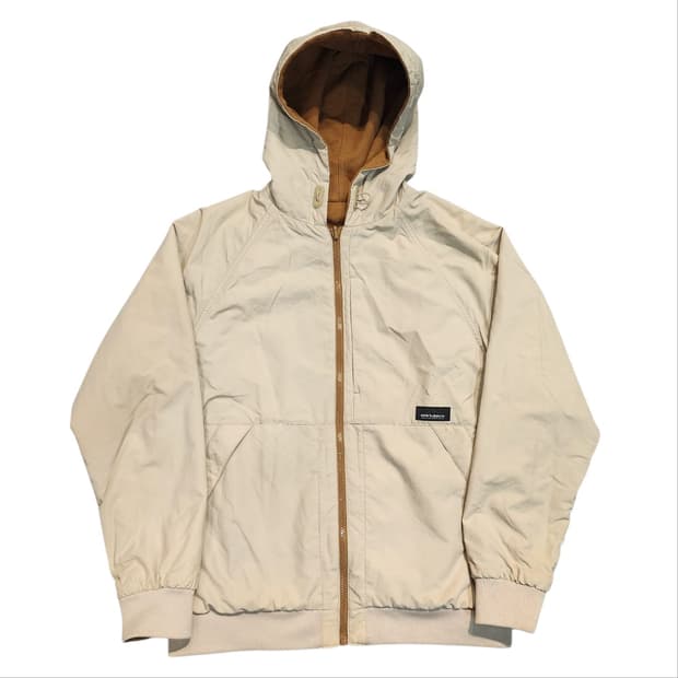 뉴발란스 리버시블 후드집업 점퍼 베이지 (M)