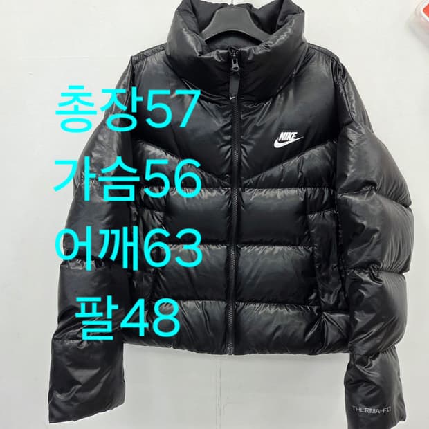 M 나이키 여성 써마핏 THERMA-FIT 블랙 숏패딩