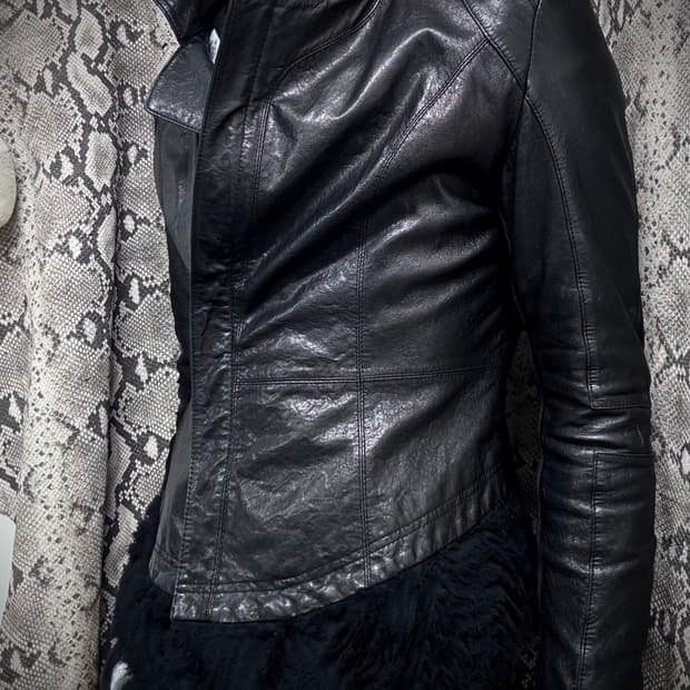 [V-KEl] SheepSkin V-Kei Slim Fit Leather