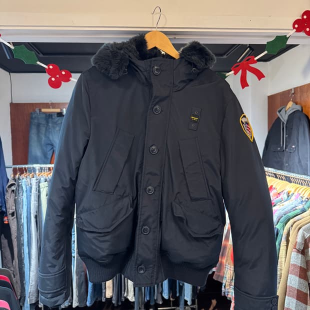 블라우어 다운 퍼 패딩자켓 USA blauer L