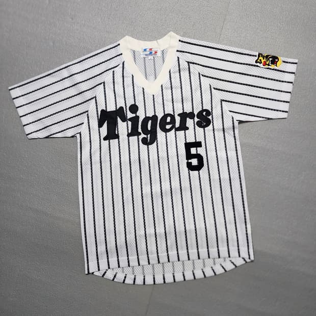 빈티지 90's 한신 타이거즈 신조 츠요시 유니폼