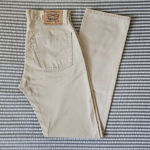 Made in Italy 90s 빈티지 리바이스 551 W31 L34