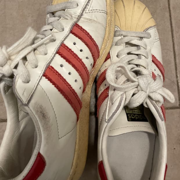 아디다스 슈퍼스타 핑크 230 빈티지 정품 운동화 신발