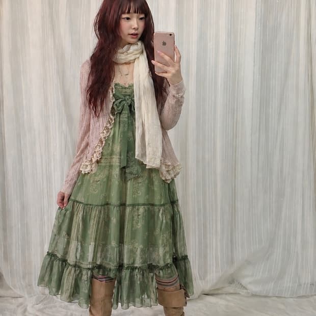 나뭇잎 마을 소녀 원피스 🪵🌿