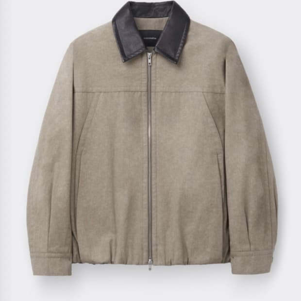 커스텀멜로우 베이지코튼 자켓