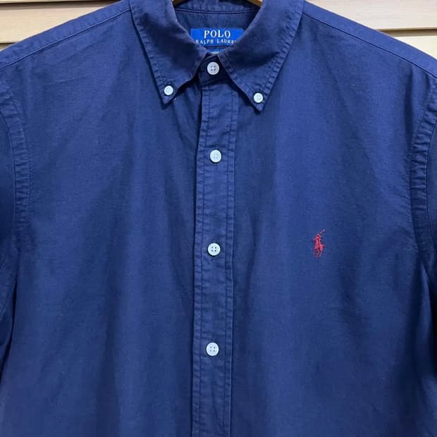 폴로랄프로렌 남성 네이비 코튼반팔셔츠 M